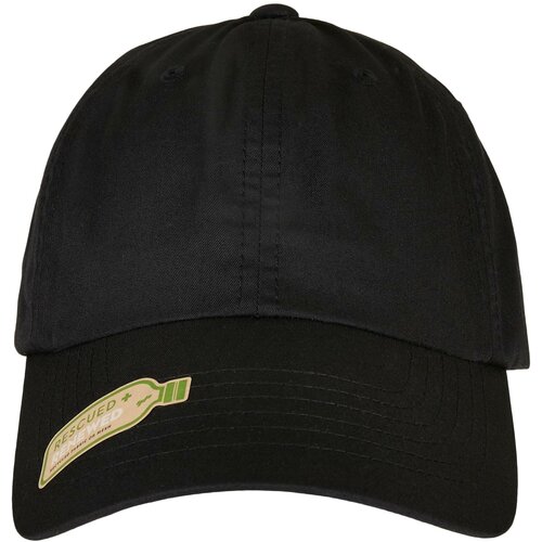 Flexfit Black cap made of recycled polyester Cene