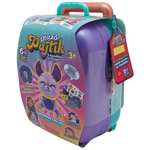 Semo Toys Potujoči prijatelji &amp;ndash; Lavi Starlight Luna Zvezda pli&amp;scaron;asta figura s kovčkom in vratno blazino Slike