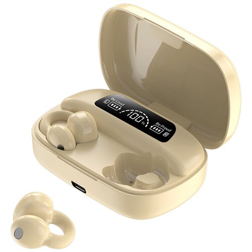 Venisymlis Brezžične ušesne slušalke Bone Conduction Clip-On, športne slušalke z odprtim ušesom, (22102594) Cene