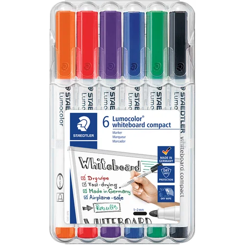 Staedtler Markerji za belo tablo Lumocolor, škatla za 6 kosov, (21655545)