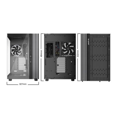 Be Quiet! light base 900 fx (bgw71) rgb full tower okno črno ohi&amp;scaron;je Slike