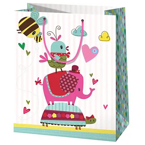 Cardex pink slonić ukrasna vrećica 18x10x23cm Cijene