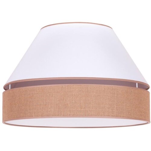  duolla - plafonsko svetlo avignon 1xE27/15W/230V, prečnik 50 cm, bela/braon Cene
