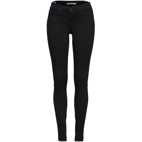 Levi's Traperice '710 INNOVATION SUPER SKINNY' crni traper