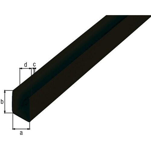 Alberts U-profil (D x Š x V: 1.000 x 18 x 10 mm, Plastika) Cijene