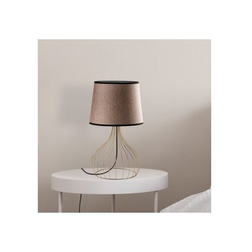 Opviq Stona lampa Telis-5403, 28x28x51 cm, IP20, Zlatno-smeđa boja Cijene