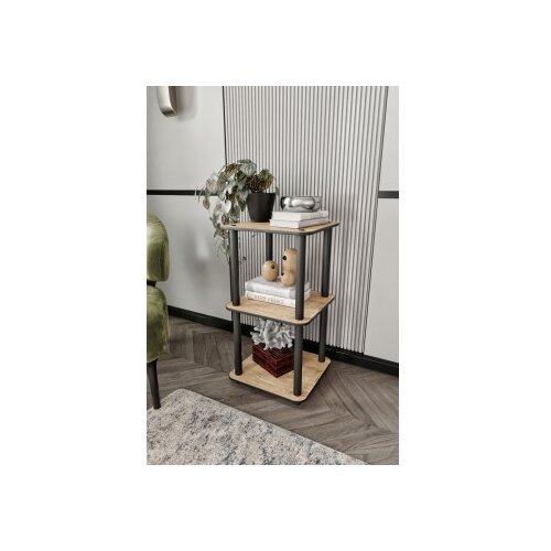 Hanah home polica za knjige, 34x72x34 cm, boje hrasta Slike