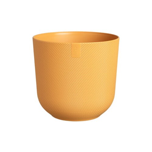 ELHO Cvetlični lonec - jazz okrogel 14 cm - jantarno rumena Cene