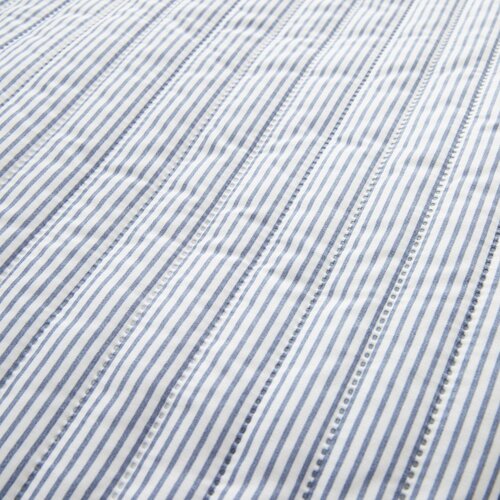 Catherine Lansfield Modro pre&amp;scaron;ito pregrinjalo 220x230 cm Stripe &amp;ndash; Slike
