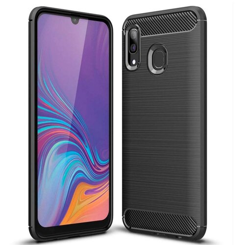 Samsung Silikonski barvni ovitek za Galaxy A40 - Carbon črna Cene