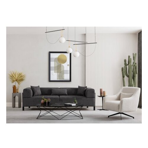 Atelier Del Sofa Trosed Gio 93x75x225cm Antracit Cene
