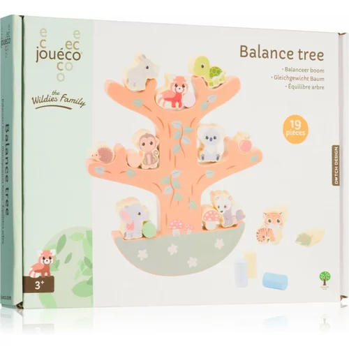 Jouéco The Wildies Family Balance Tree igra od drva 36 m+ 19 kom
