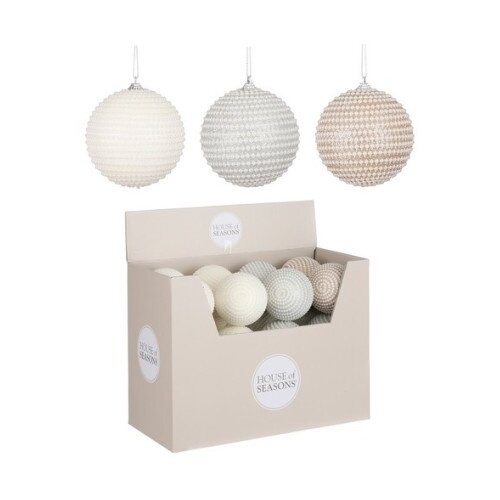 Dekordom 1101313 Novogodi&amp;scaron;nja dekoracija - hanging ball 10cm - mix - edl ( 041359 ) Slike