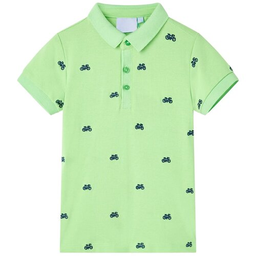 vidaXL Otroška polo majica neon zelena 104 Cene