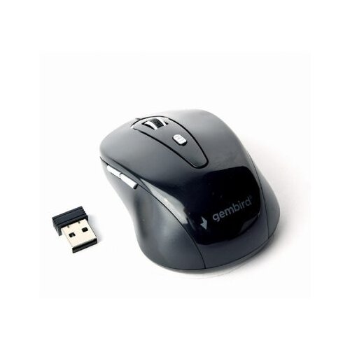 Gembird Mi&scaron; MUSW-6B-01, 6-button wireless optical mouse, black Cijene