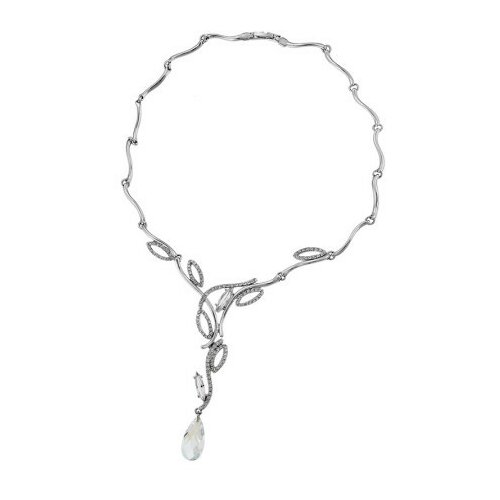 Ženska oliver weber meriva crystal ogrlica sa swarovski belim kristalom ( 11073 ) Slike