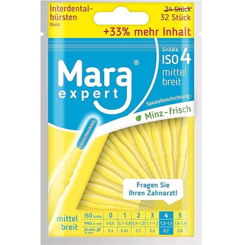 Mara Expert BASIC INTERDENTALNA ČETKICA ISO 4 ŽUTA Slike