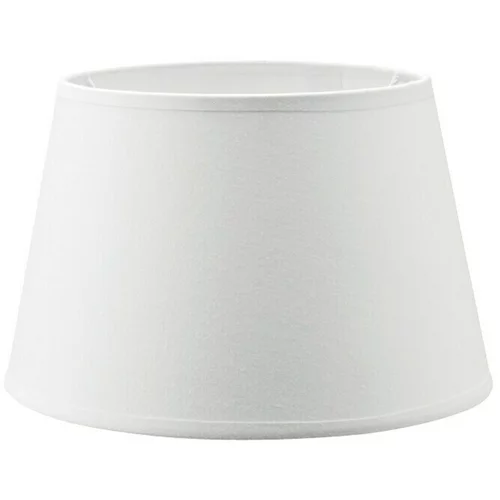Home Sweet Home Sjenilo za svjetiljku Largo (Ø x V: 20 x 13 cm, čisto bijele boje, Tkanina, Okrugli oblik)