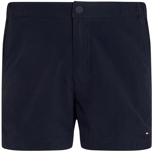 Tommy Hilfiger Kratke kopalne hlače 'Essential' mornarska / rdeča / bela