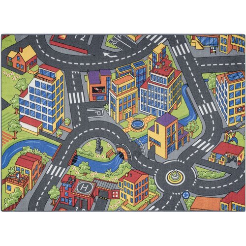 RugsX Preproge REBEL ROADS PREPROGA Town life 97 Veliko 140x200 cm Siva Cene