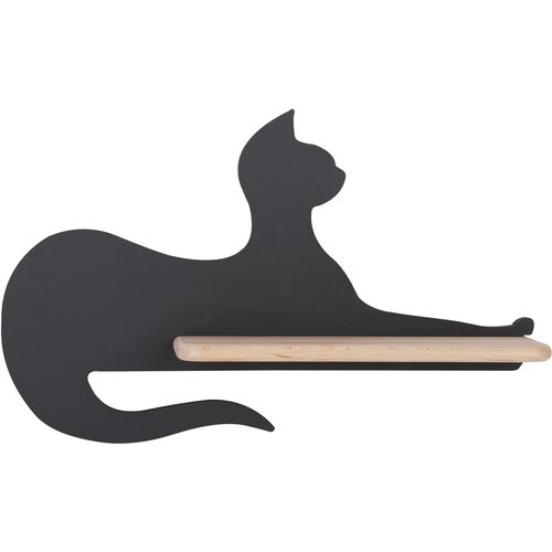 Candellux cat zidna lampa 5W led iq kids crna Cene