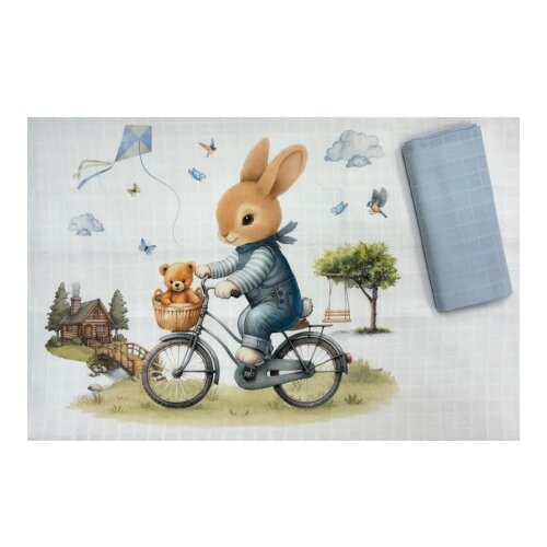 Deksi Muslin tetra pelene Zeka Plavi 80x80cm ( 3930 ) Cene