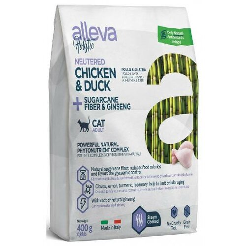 Diusapet alleva hrana za sterilisane mačke holistic neutered adult - piletina i pačetina 10kg Slike