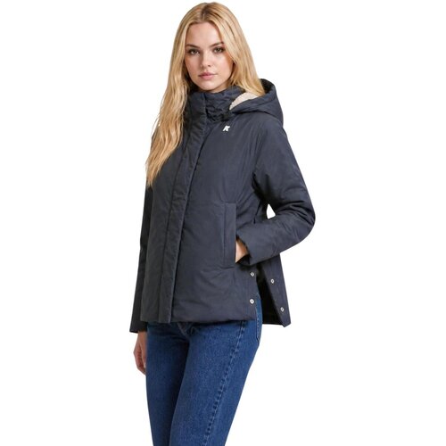 K-Way Pla&amp;scaron;či Marlette Twill Soft Beaver K8144BW Črna Slike
