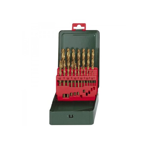 Metabo 19 - delni set spiralnih burgija za čelik HSS TiN 627156000 Cene