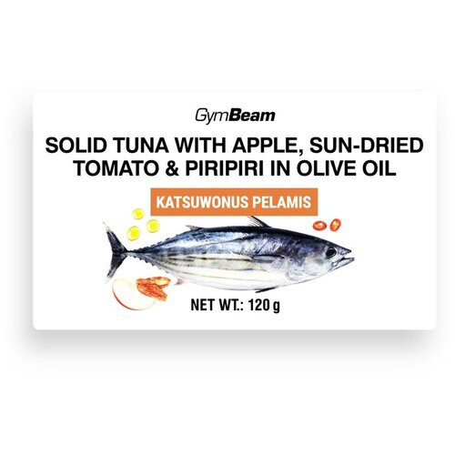 GymBeam Tuna u maslinovom ulju s jabukom, su&amp;scaron;enim rajčicama i piripirijem Slike