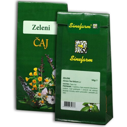 Sinefarm Zeleni čaj 50 g Slike