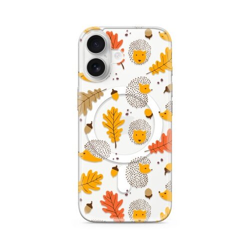  Futrola silikonska print magsafe za iphone 17 (6.3) leaves ( F122867 ) Slike