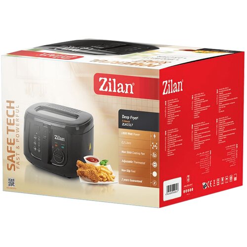 Zilan Friteza, kapacitet 2.5 l, 1800 W, crna - ZLN2317 Slike