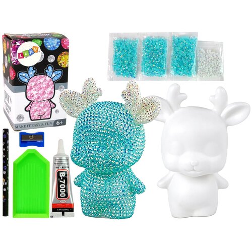 Creative Reindeer Kit DIY Diamonds Crystals Blue Slike