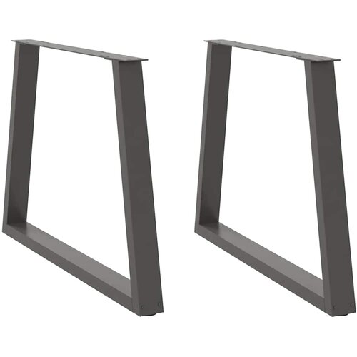  Noge za blagovaonski stol V-oblika 2 kom antracit 100 x (72-73,3) cm čelik Cijene