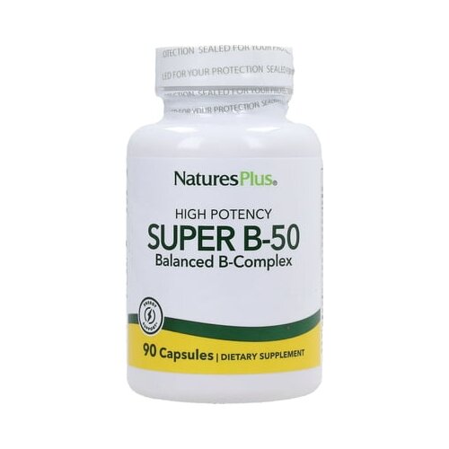 Nature&amp;#039;s Plus Super-B-50 - 90 veg. kapsule Slike