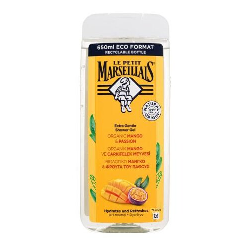 Le Petit Marseillais Extra Gentle Shower Gel Organic Mango & Passion gel za prhanje 650 ml unisex Cene