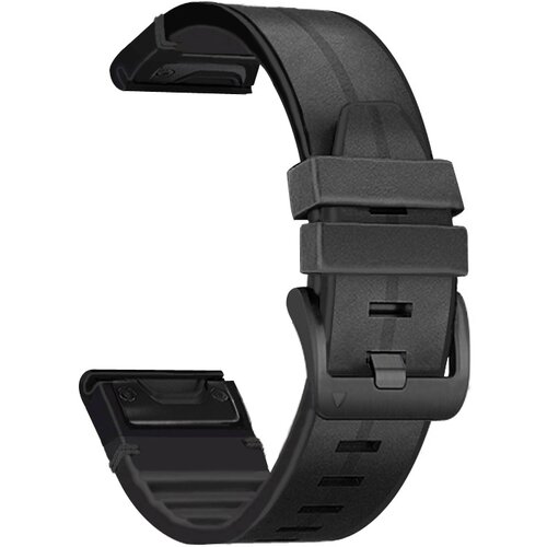 INF TPU pa&scaron;ček za uro za Garmin Fenix 7X/6X/5X 26 mm Black, (21236180) Cene