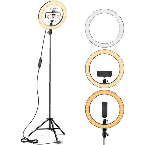 Podesivi LED ring tripod stativ sa nosačem za telefon 110cm Cene