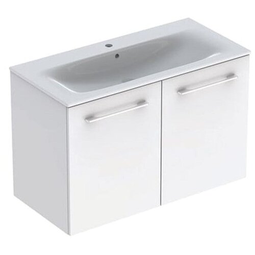 Geberit selnova square 1000 ormarić sa lavaboom 2 vrata bela sjaj Cene
