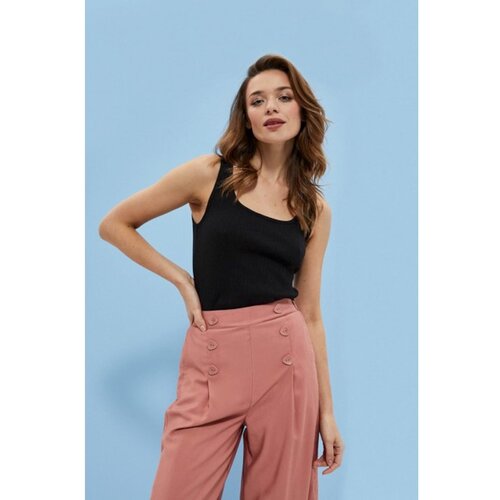 Moodo Cotton top - black Slike