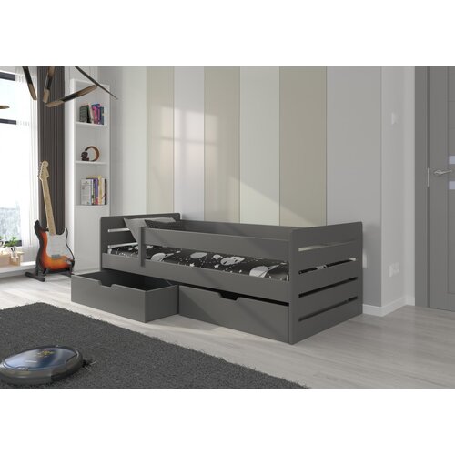 ADRK Otro�ka postelja BEMMA z vzmetnico in predali 200x90 cm - GRAFIT Cene
