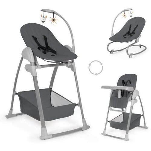 Hauck HRANILICA SIT N RELAX 3 U 1 DARK GREY Slike