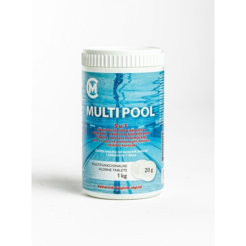 Multi Pool tablete za bazen 5 u 1, 1kg, 50 komada po 20 g Cene