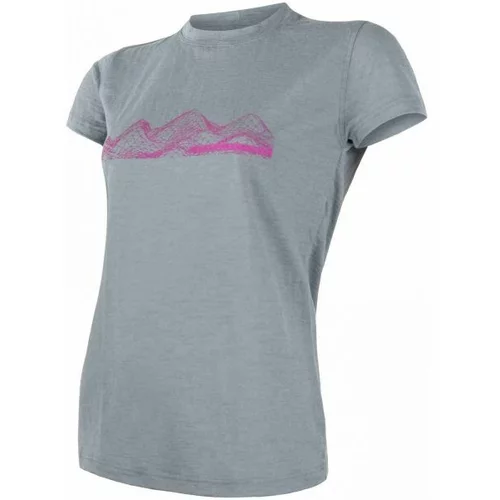 Sensor MERINO ACTIVE PT MOUNTAINS Ženska funkcionalna majica, tamno siva, veličina