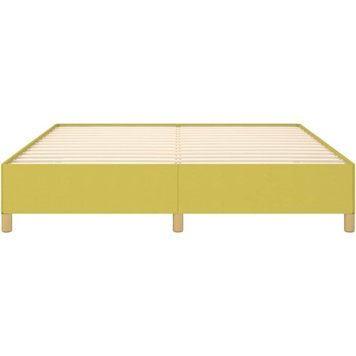  Okvir za krevet s oprugom zeleni 180 x 200 cm od tkanine Slike