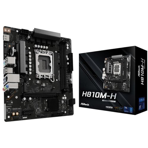 AsRock MB H810M-H2xDDR5, M.2, 4xSATA, 10xUSBHDMI, Micro ATX Cijene