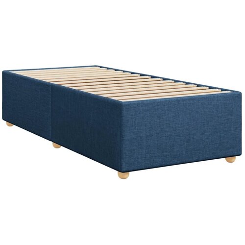  Boxspring krevet s madracem Plava 80 x 200 cm Tkanina - Plava 80 x 200 cm Dizajn linija Slike