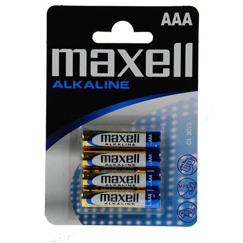 Maxell Baterija AAA (LR03), 4 kos, alkalna, (21742114) Cene