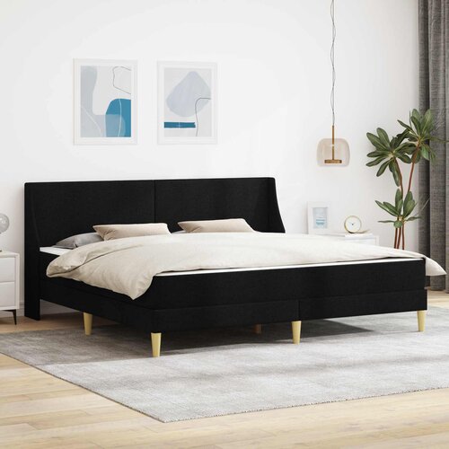  Okvir kreveta s madracem Crna 180 x 200 cm Poliester Cene